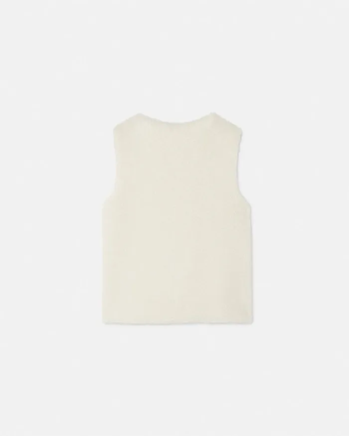 Versace Clothing FauxFur Kids Vest White 8211 Children Versace Clothing FauxFur Kids Vest White 8211 Children