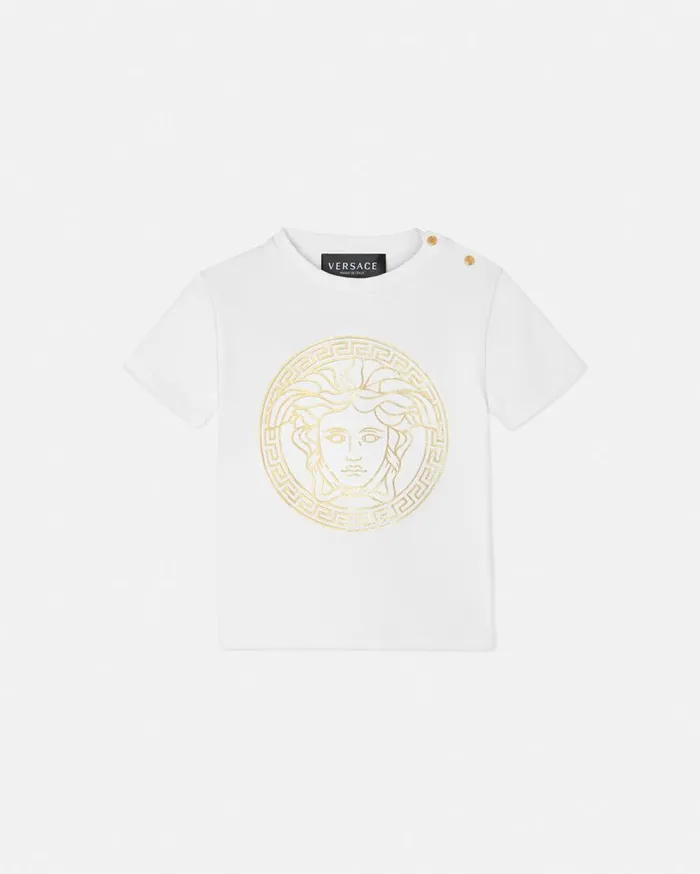 Versace Clothing Medusa Baby TShirt Whiteprint 8211 Children