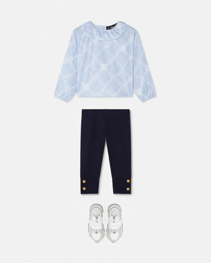 Versace Clothing Nautical Medusa Stripe Baby Shirt Blueprint 8211 Children Versace Clothing Nautical Medusa Stripe Baby Shirt Blueprint 8211 Children