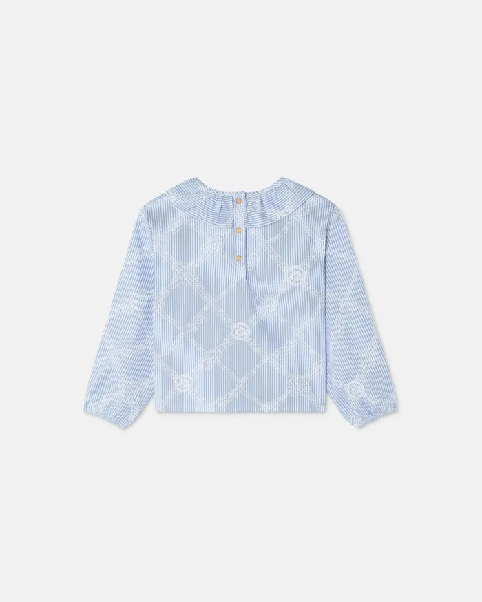 Versace Clothing Nautical Medusa Stripe Baby Shirt Blueprint 8211 Children Versace Clothing Nautical Medusa Stripe Baby Shirt Blueprint 8211 Children