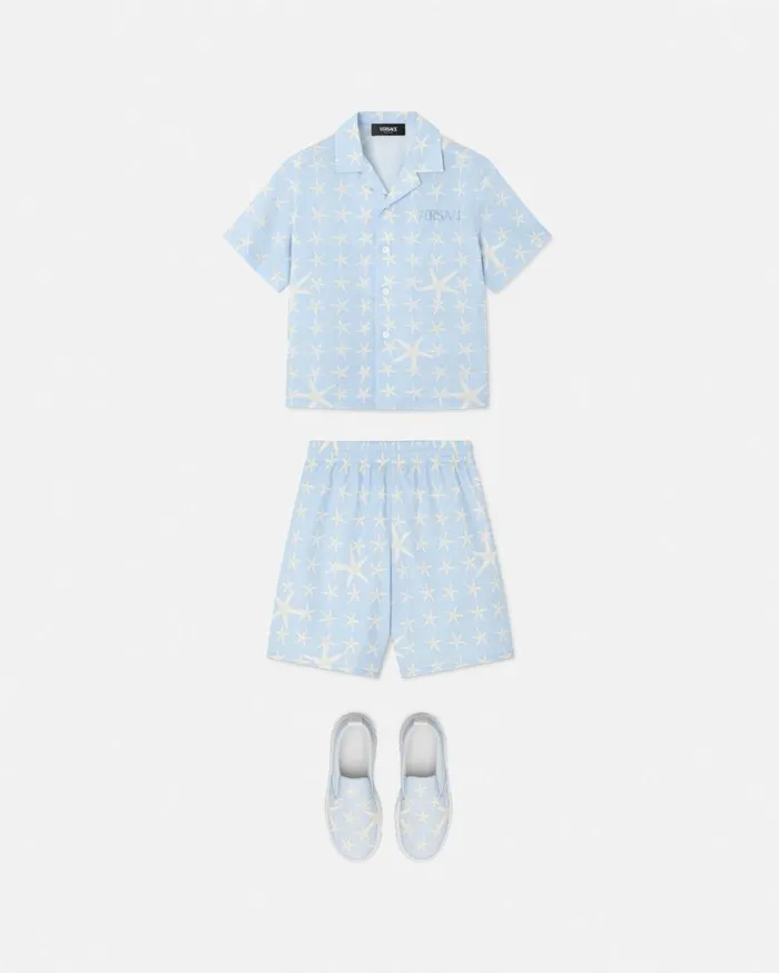 Versace Clothing Stella Marina Kids Shirt Light Blue 8211 Children Versace Clothing Stella Marina Kids Shirt Light Blue 8211 Children