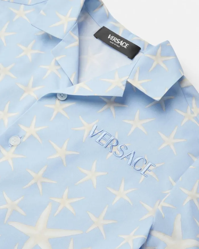 Versace Clothing Stella Marina Kids Shirt Light Blue 8211 Children Versace Clothing Stella Marina Kids Shirt Light Blue 8211 Children