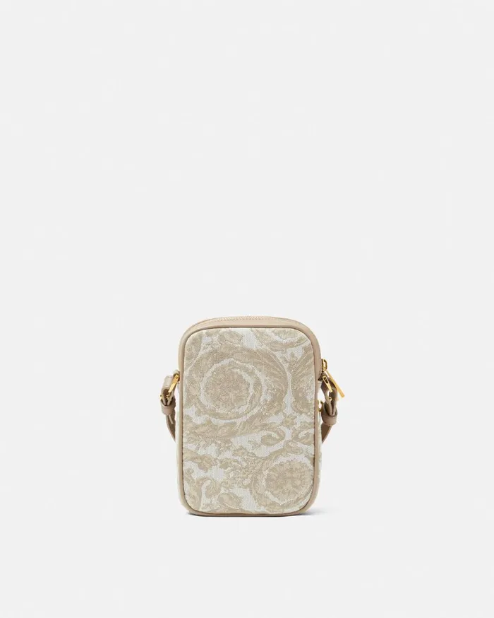 Versace Crossbody and Messengers Barocco Crossbody Bag Beigeprint 8211 Men Versace Crossbody and Messengers Barocco Crossbody Bag Beigeprint 8211 Men