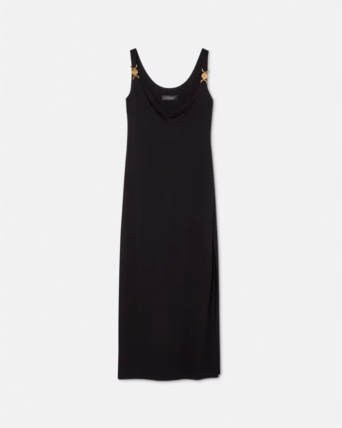 Versace Dresses Medusa 03995 Long Dress Black 8211 Women Versace Dresses Medusa 03995 Long Dress Black 8211 Women