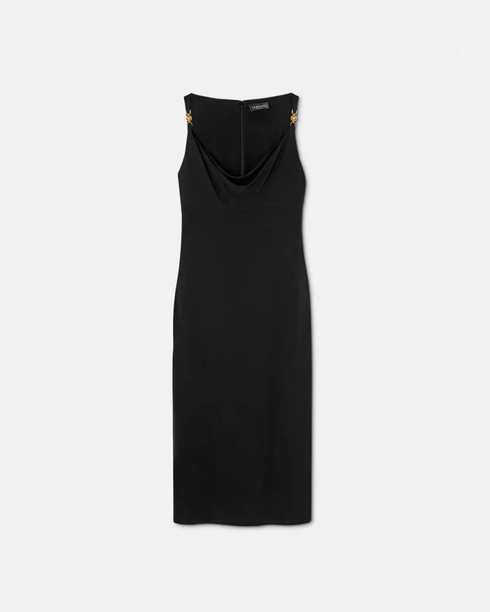 Versace Dresses Medusa Midi Dress Black 8211 Women