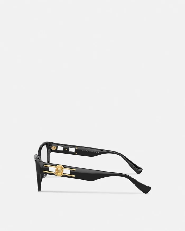 Versace Eyeglass Frames Medusa Deco CatEye Glasses Havana 8211 Women Versace Eyeglass Frames Medusa Deco CatEye Glasses Havana 8211 Women