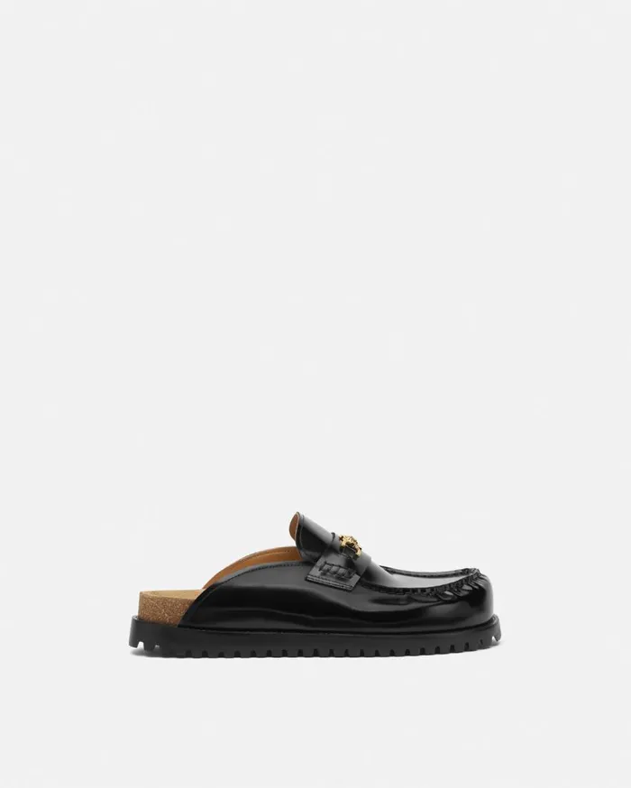 Versace Loafers and Slippers Medusa 03995 Mules Blackgold 8211 Men