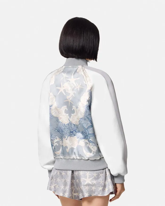 Versace Outerwear and Coats Barocco Sea Varsity Jacket Blueprint 8211 Women Versace Outerwear and Coats Barocco Sea Varsity Jacket Blueprint 8211 Women