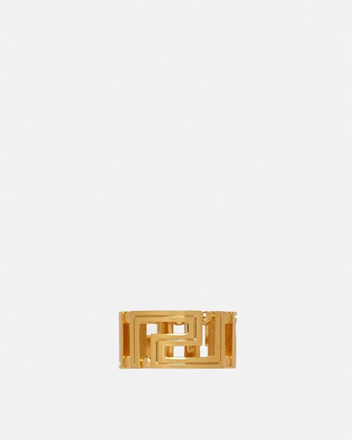 Versace Rings Greca Ring Warm Gold 8211 WomenMen