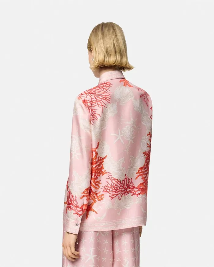 Versace Shirts and Tops Barocco Sea Silk Shirt Pinkprint 8211 Women Versace Shirts and Tops Barocco Sea Silk Shirt Pinkprint 8211 Women