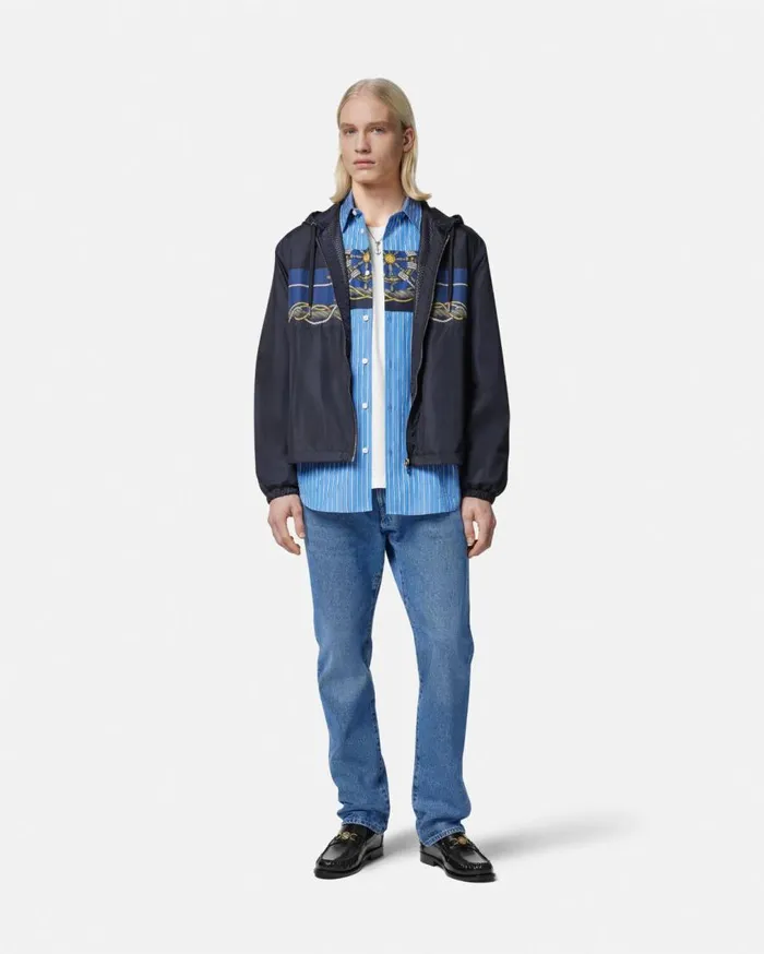 Versace Shirts Versace Nautical Striped Shirt Blueprint 8211 Men Versace Shirts Versace Nautical Striped Shirt Blueprint 8211 Men