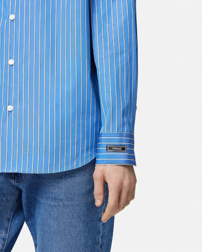Versace Shirts Versace Nautical Striped Shirt Blueprint 8211 Men Versace Shirts Versace Nautical Striped Shirt Blueprint 8211 Men