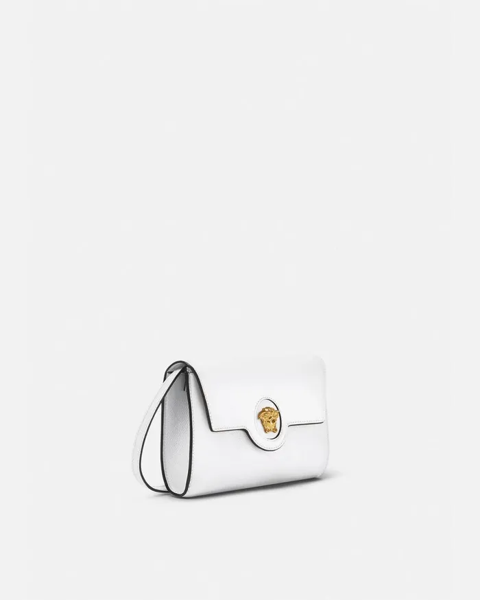 Versace Shoulder and Crossbody La Medusa Crossbody Bag White 8211 Women Versace Shoulder and Crossbody La Medusa Crossbody Bag White 8211 Women