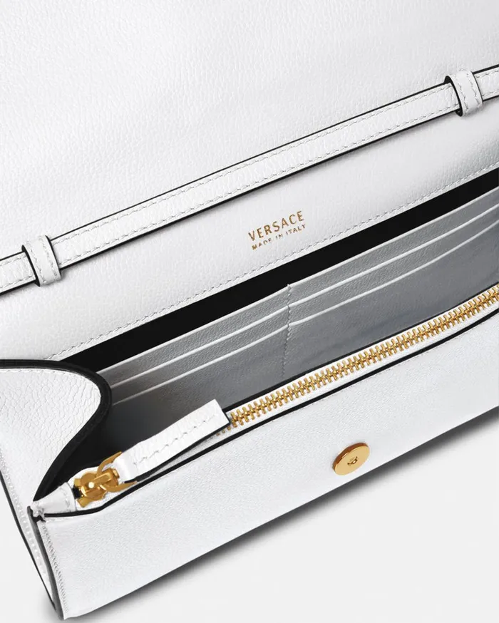 Versace Shoulder and Crossbody La Medusa Crossbody Bag White 8211 Women Versace Shoulder and Crossbody La Medusa Crossbody Bag White 8211 Women