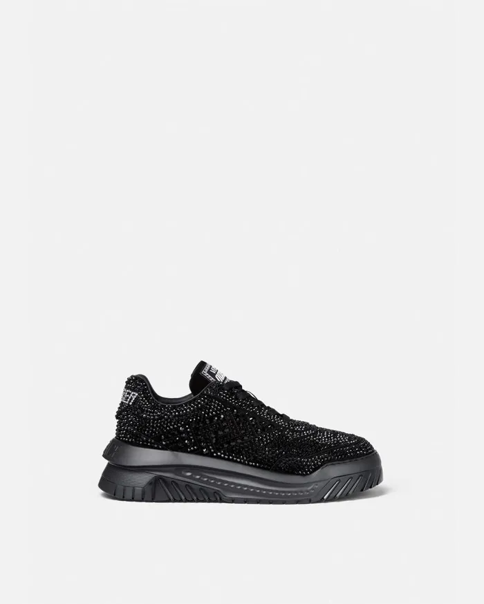 Versace Sneakers Crystal Odissea Sneakers Black 8211 Men