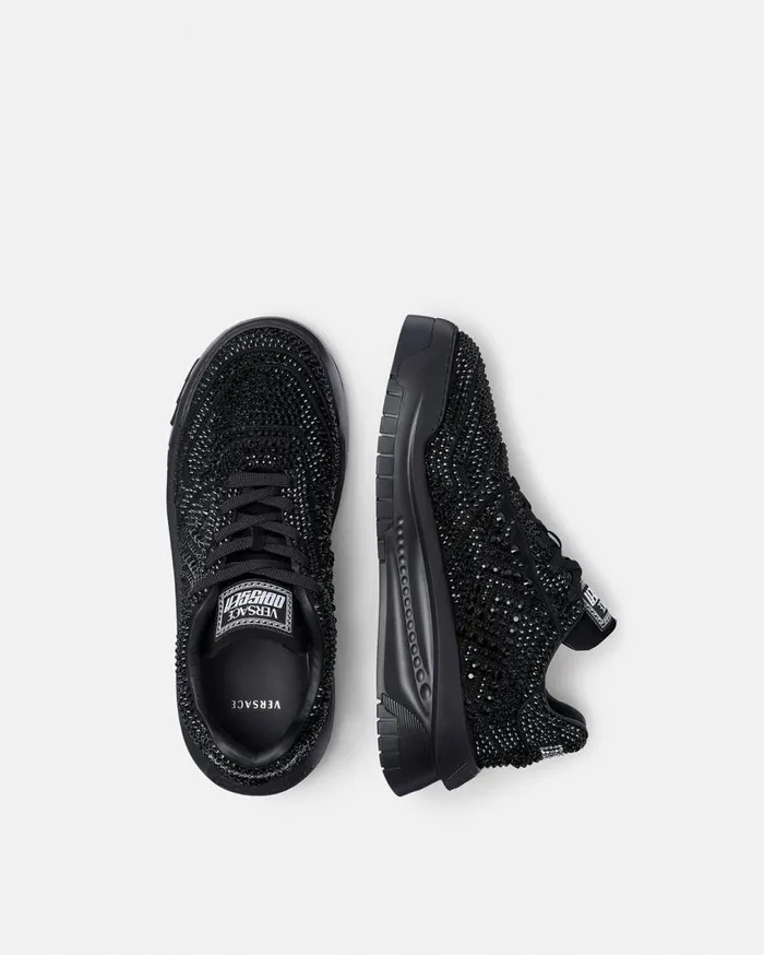 Versace Sneakers Crystal Odissea Sneakers Black 8211 Men Versace Sneakers Crystal Odissea Sneakers Black 8211 Men