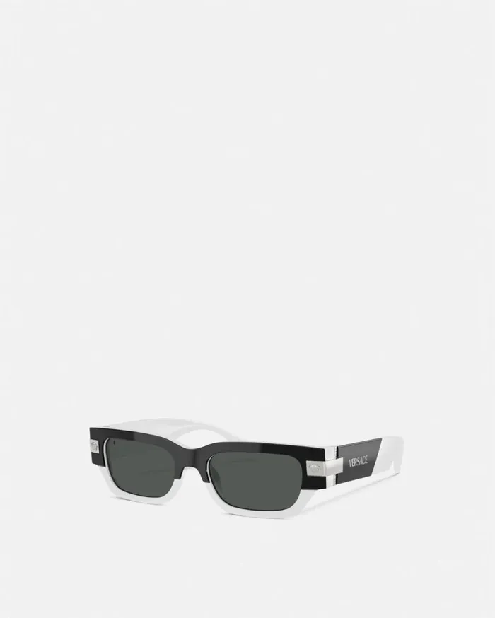 Versace Sunglasses Classic Top Sunglasses Blackwhite 8211 Men