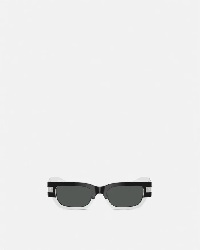 Versace Sunglasses Classic Top Sunglasses Blackwhite 8211 Men Versace Sunglasses Classic Top Sunglasses Blackwhite 8211 Men