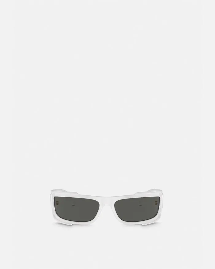 Versace Sunglasses Medusa Biggie Shield Sunglasses Havana 8211 Women Versace Sunglasses Medusa Biggie Shield Sunglasses Havana 8211 Women