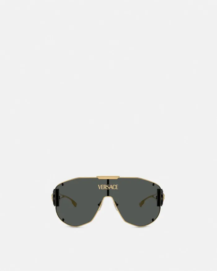Versace Sunglasses Medusa Man Irregular Sunglasses Blackgold 8211 Men Versace Sunglasses Medusa Man Irregular Sunglasses Blackgold 8211 Men