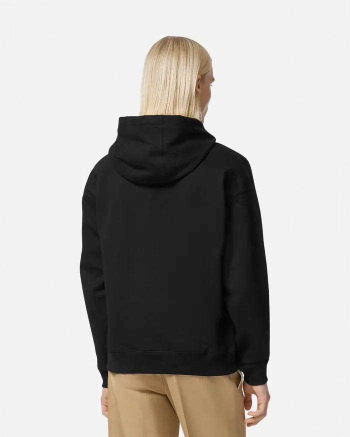 Versace Sweatshirts Embellished Versace Cartouche Hoodie Black 8211 Men Versace Sweatshirts Embellished Versace Cartouche Hoodie Black 8211 Men