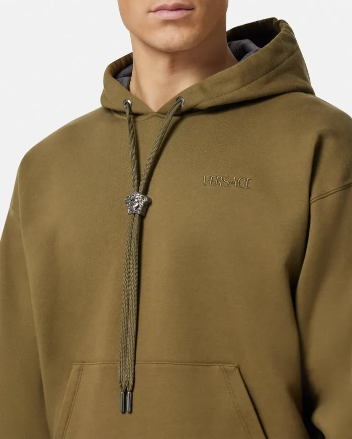 Versace Sweatshirts La Medusa Hoodie Green 8211 Men Versace Sweatshirts La Medusa Hoodie Green 8211 Men