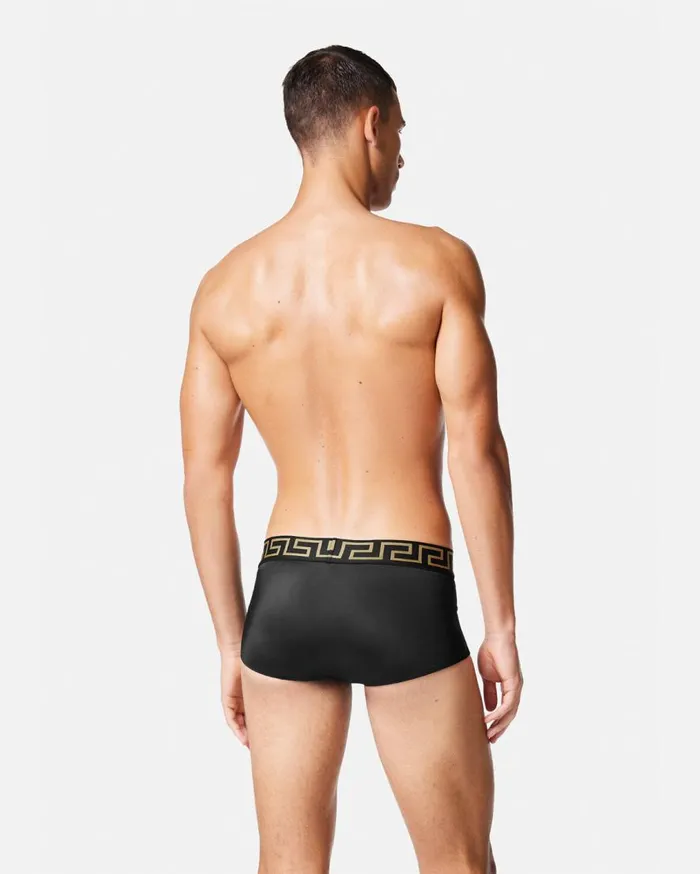 Versace Swimwear Greca Border Swim Trunks Black 8211 Men Versace Swimwear Greca Border Swim Trunks Black 8211 Men