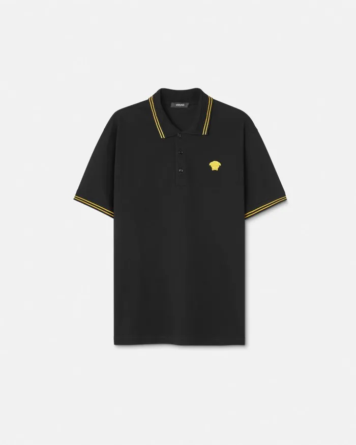 Versace TShirts and Polos Medusa Polo Shirt Black 8211 Men