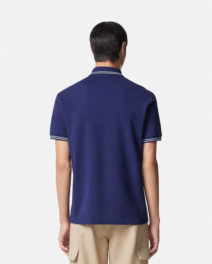 Versace TShirts and Polos Medusa Polo Shirt Blue 8211 Men Versace TShirts and Polos Medusa Polo Shirt Blue 8211 Men