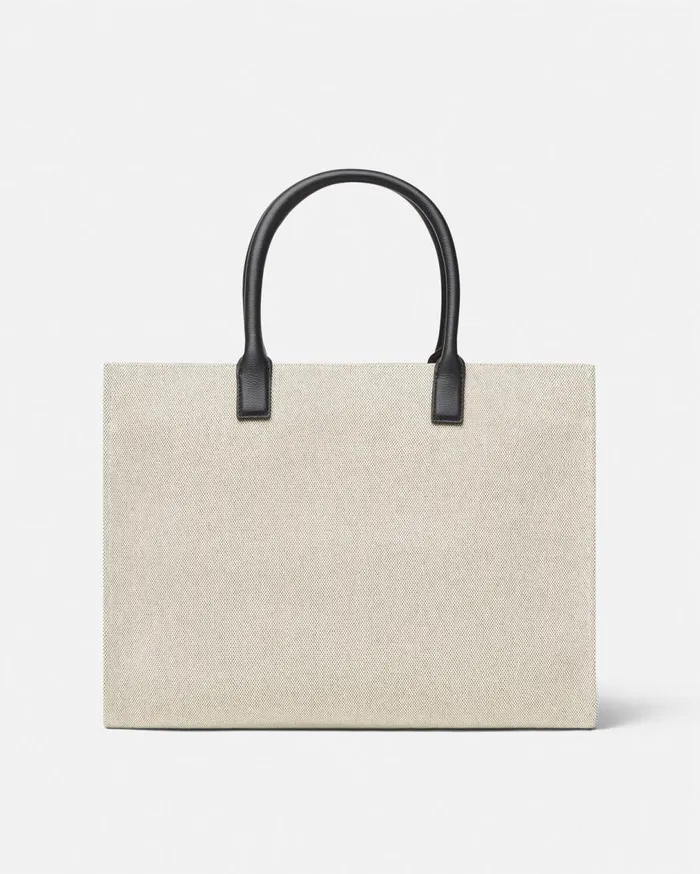 Versace Totes La Medusa Canvas Large Tote Bag Beige 8211 Women Versace Totes La Medusa Canvas Large Tote Bag Beige 8211 Women