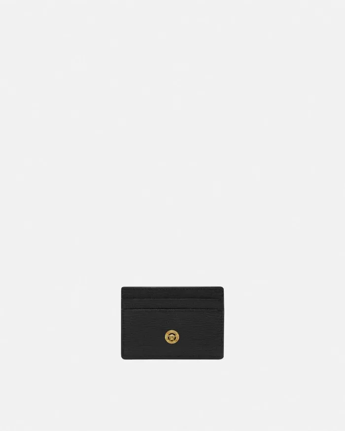 Versace Wallets Medusa Biggie Cardholder Blackgold 8211 Men