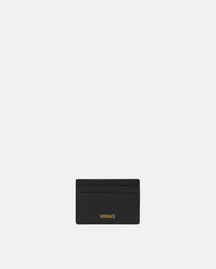 Versace Wallets Medusa Biggie Cardholder Blackgold 8211 Men Versace Wallets Medusa Biggie Cardholder Blackgold 8211 Men
