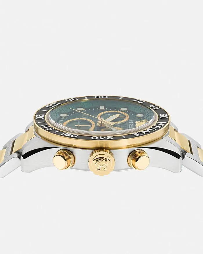 Versace Watches Greca Dome Chrono Watch Green 8211 Men Versace Watches Greca Dome Chrono Watch Green 8211 Men