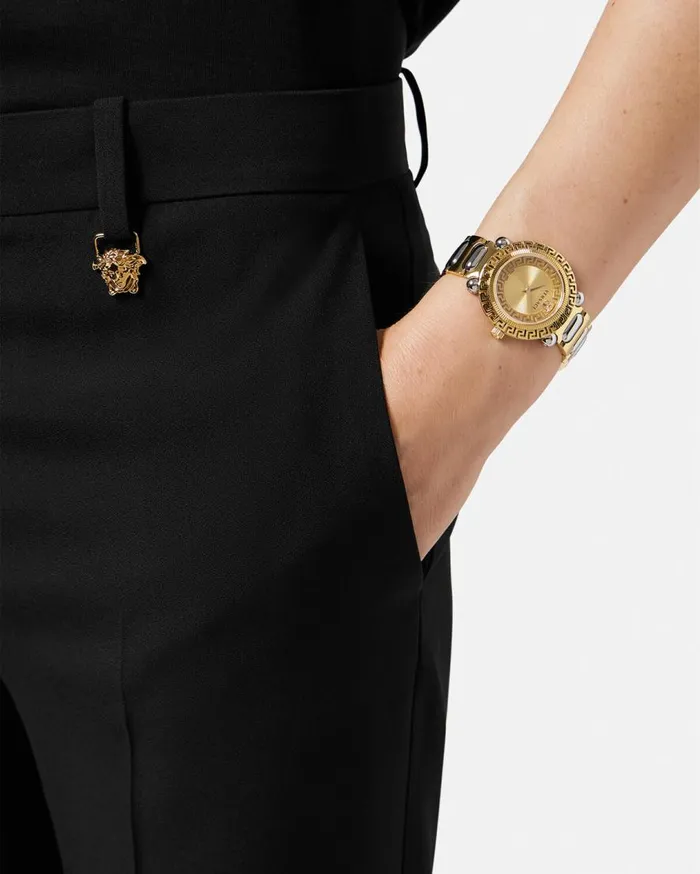 Versace Watches Greca Twist Watch Gold 8211 Women Versace Watches Greca Twist Watch Gold 8211 Women
