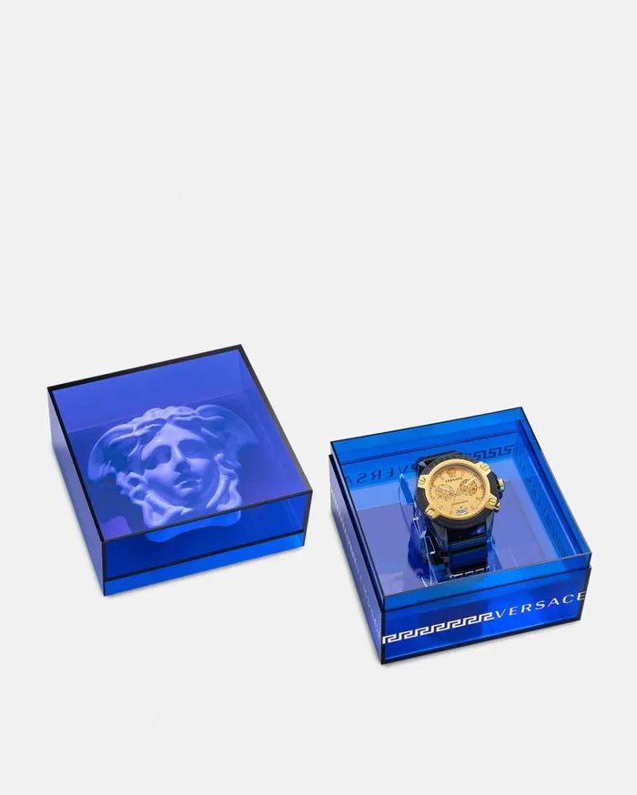 Versace Watches Icon Active Diamond Watch Blackgold 8211 WomenMen Versace Watches Icon Active Diamond Watch Blackgold 8211 WomenMen