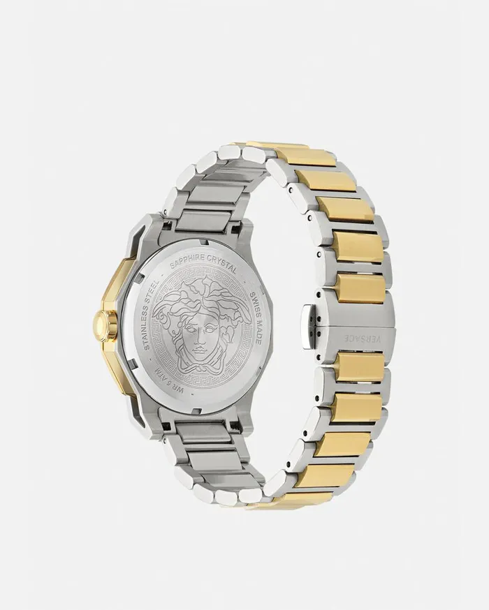 Versace Watches Medusa Deco Watch Silvergold 8211 Women Versace Watches Medusa Deco Watch Silvergold 8211 Women