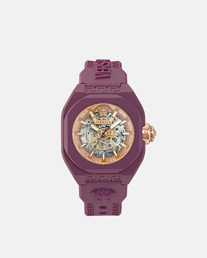 Versace Watches VLegend Skeleton Watch Purple 8211 WomenMen