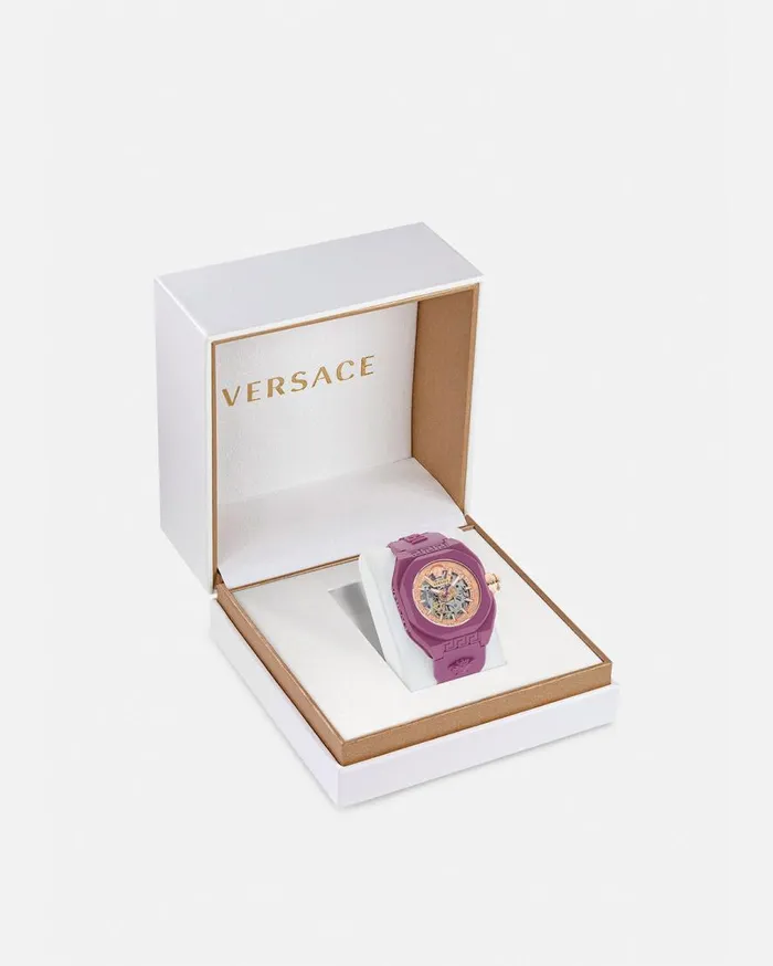 Versace Watches VLegend Skeleton Watch Purple 8211 WomenMen Versace Watches VLegend Skeleton Watch Purple 8211 WomenMen
