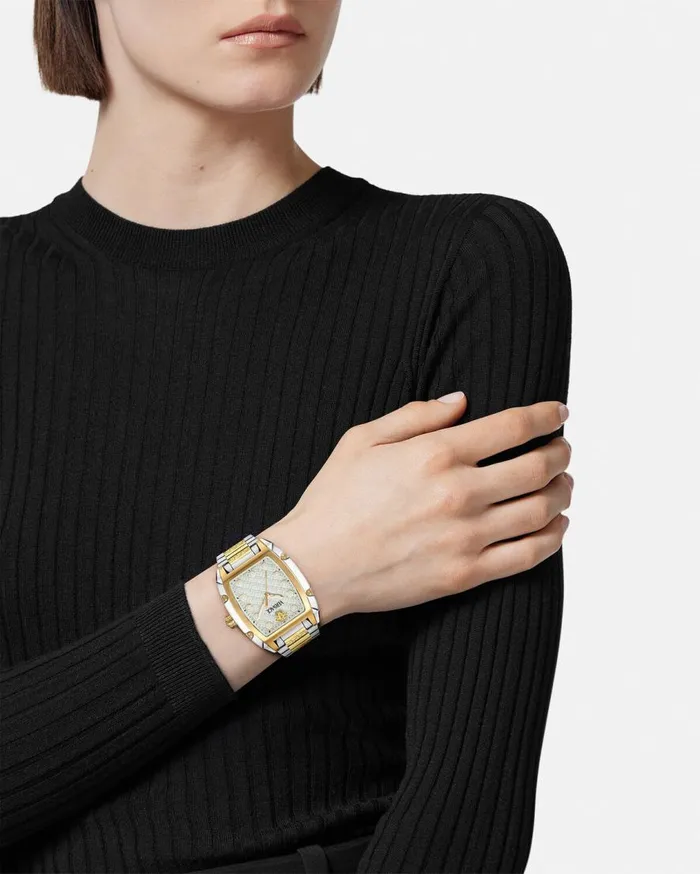 Versace Watches Versace Dominus Lady Watch Goldsilver 8211 Women Versace Watches Versace Dominus Lady Watch Goldsilver 8211 Women