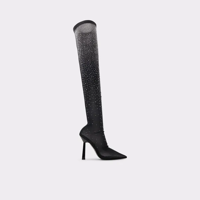 Vittoria Black Textile Mixed Material Women ALDO Boots