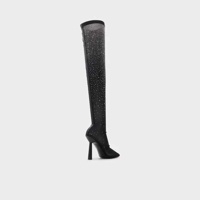 Vittoria Black Textile Mixed Material Women ALDO Boots
