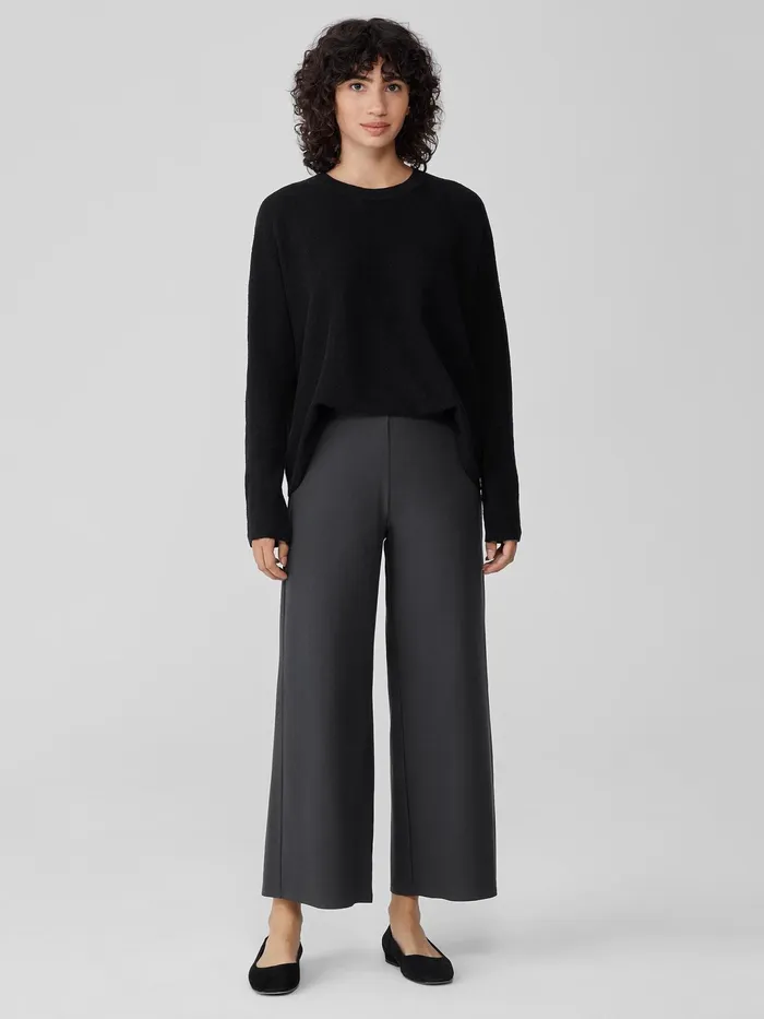 Washable Stretch Crepe WideLeg Pant Graphite Women Eileen Fisher Pants Shorts and Jumpsuits