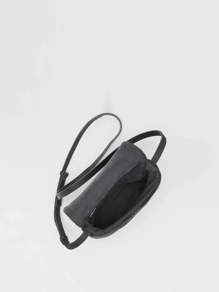Waste No MoreCrossbody Bag Charcoal Women Eileen Fisher Accessories