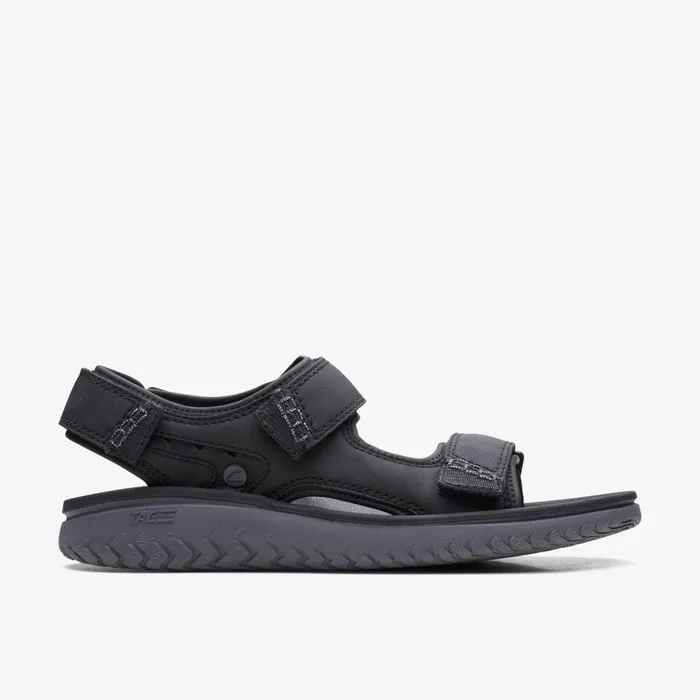 Wesley Bay Black Men Clarks Sandals and Flip Flops