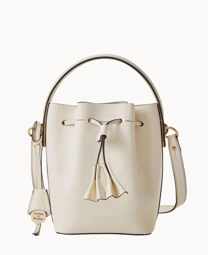 Woman Alto Mini Sophia White Dooney and Bourke Shoulder Bags