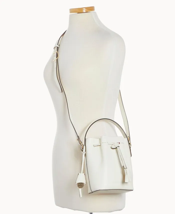Woman Alto Mini Sophia White Dooney and Bourke Shoulder Bags Woman Alto Mini Sophia White Dooney and Bourke Shoulder Bags