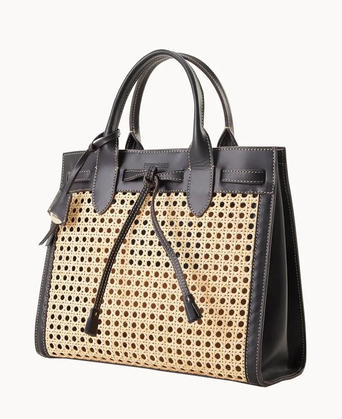 Woman Boldrini Vienna Tassel Bag Black Dooney and Bourke Satchels Woman Boldrini Vienna Tassel Bag Black Dooney and Bourke Satchels