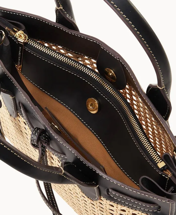 Woman Boldrini Vienna Tassel Bag Black Dooney and Bourke Satchels Woman Boldrini Vienna Tassel Bag Black Dooney and Bourke Satchels