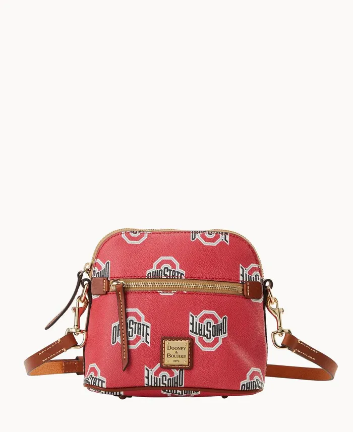Woman Collegiate Ohio State University Domed Crossbody Ohio State Dooney and Bourke Crossbodies Woman Collegiate Ohio State University Domed Crossbody Ohio State Dooney and Bourke Crossbodies