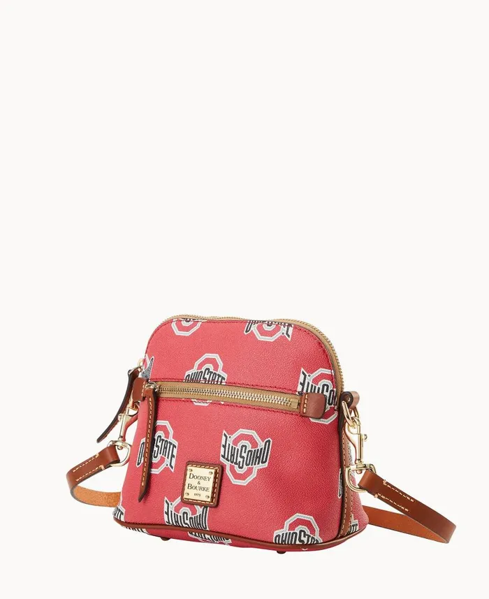 Woman Collegiate Ohio State University Domed Crossbody Ohio State Dooney and Bourke Crossbodies Woman Collegiate Ohio State University Domed Crossbody Ohio State Dooney and Bourke Crossbodies